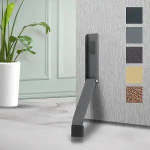 국내생산 메탈 자석 도어스토퍼 무타공 접착식 말발굽