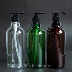올댓허브 500ml 날씬펌프 용기 샴푸용기