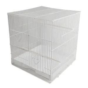 사각 화이트 분채 새장 127 앵무새 십자매 문조 모란 금화조 호금조 핀치류 사랑앵무