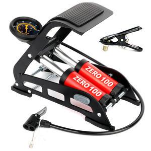 카모아 NEW  제로백 초강력 에어펌프(싱글/더블) 발펌프 차량용 에어컴프레셔 공기주입기 자전거