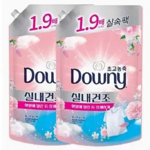 다우니 고농축 섬유유연제 실내건조 플로럴블로썸 1.35LX2개
