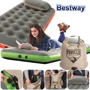 BW 67619 릴렉스 트윈 에어매트-오렌지/캠핑매트