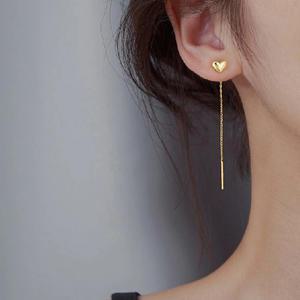 써지컬스틸 수피아 귀걸이 심플한 골드 여성 패션 쥬얼리