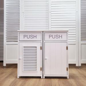 원목 더스트박스/분리수거함/휴지통/장식장/쓰레기통