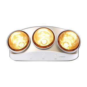 [기타]유니맥스 욕실 발난로 미니난로난방기 히터 일반 램프 3구 UMH-2233B