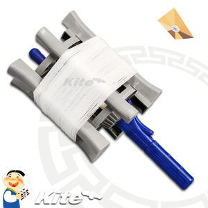 컨트롤 육각얼레 (컨트롤장치 내장 기능성 편리한 반자동 얼레 연실 가오리연 방패연)