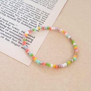 [그레이스켈리]레인보우 캔디 비즈 팔찌