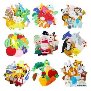 펠트자석 2개세트 / 유아자석 자석교구