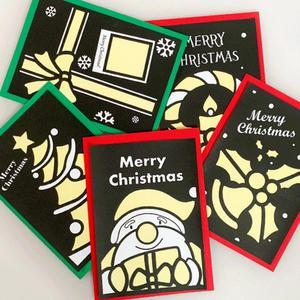 크리스마스 포일아트 세트/포일아트 카드만들기