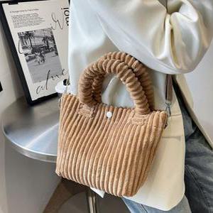 데일리 여성 미니백 겨울 신상 골덴 토트백 미니크로스백