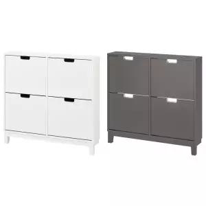 [롯데백화점]이케아 이_케아 STALL 스텔 4칸 신발장/선반/수납장/현관/슬림/인테리어