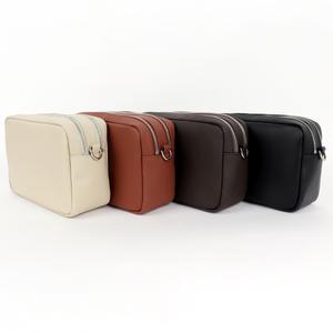 미토도 WLZ 도난방지 투지퍼 가죽 스퀘어백 방검 핸드백 가방