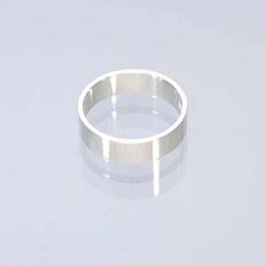 [옷자락]남자 여자 평반지 92.5실버 은 플레인 레이어드 반지