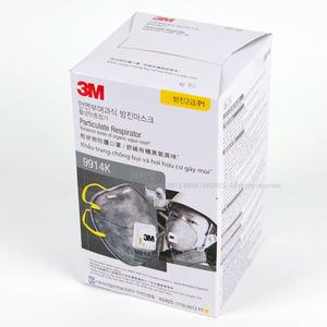 3M 9914K 2급 방진마스크 - 1BOX(10EA)특수 흡착층 첨가/쿨플로우 배기부착/유기냄새/건설업 농업 마스크