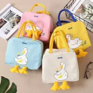 오리 보온보냉백 보온보냉가방 귀여운도시락통 도시락가방 런치백