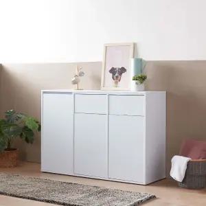 로덴 멀티 휴지통 수납3칸 분리수거함_착불