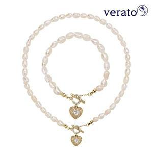[강력추천] 베라토 담수진주 목걸이+팔찌 세트