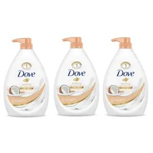 도브 스위트 코코넛 밀크 바디워시 1000ml 3개 /비누 샴푸