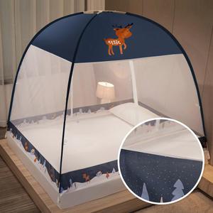 (150퀸) 털끝까지 보호하는 원터치모기장 모기장 텐트 침대 접이식 캠핑