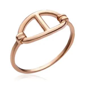 갤러리아 [비앤비골드] 14K 볼륨 샹달 타원 유닛 링크 반지 SRS38355