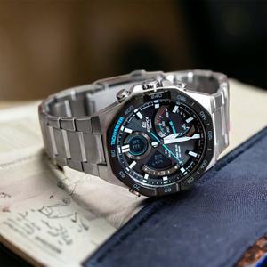 [카시오] 에디피스 에얄오크 블루투스 터프솔라 남자 메탈시계