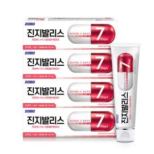 2080 진지발리스 리페어 민감성 잇몸 치약 100g, 4개