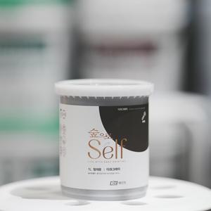 KCC 친환경 숲으로셀프 철재용 다크그레이 1L 방화문 철재문 현관문페인트