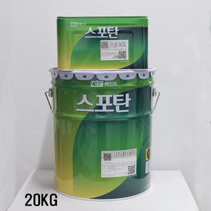 KCC 옥상방수 우레탄페인트 스포탄노출방수재K 2액형 중도 20KG (녹색/회색)