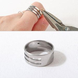 싼비즈 [8-500-01]써지컬스틸 작업반지 오링반지 소19mm 무도금 ,1개