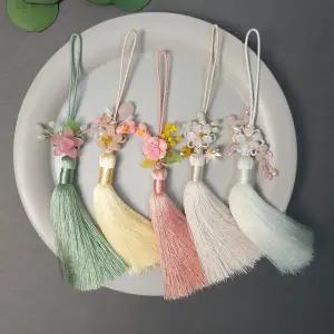 [샵마시모]큐티 꽃 태슬 노리개 한복 장신구 혼주 매듭노리개 남아 여아 한복소품