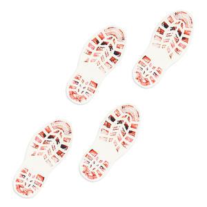 할로윈 바닥 장식 (피묻은 발자국) 현관 입구