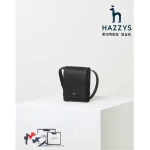 [롯데백화점]헤지스ACC [인기신상]HJWA3F890BK_남녀공용 블랙 가죽 미니 크로스백