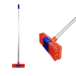 제이오마켓 P다와시 고급 알루미늄봉 150cm/화장실 욕실 목욕탕 수영장 타일 바닥 청소 세척 막대 브러쉬 솔