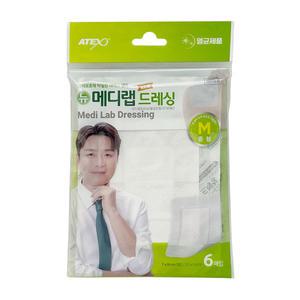 뉴 메디랩 드레싱 M 백색 6매입/멸균드레싱밴드