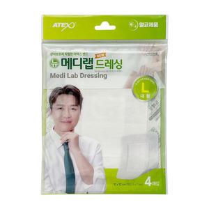 뉴 메디랩 드레싱 L 백색 4매입/멸균드레싱밴드
