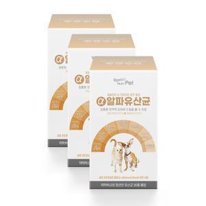알파유산균 강아지 고양이 반려동물 영양제 충치억제 소화효소 60억 생균 4세대 포스트바이오틱스