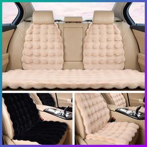 차량용시트 인조토끼털 방석 등받이 뒷좌석 앞좌석 겨울 매트 쿠션 보온 엉뜨 자가용 겨울시트 폭신