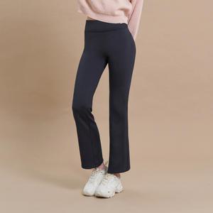 SWP23053-01 스컬피그 히트 업 융기모 부츠컷 팬츠 블랙