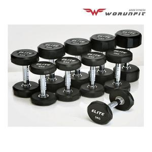 워런핏 BESCO 베스코 PEV 12각 우레탄 덤벨 아령 (1pcs 낱개판매)