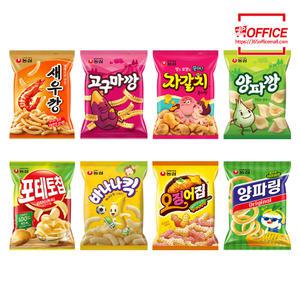 농심 과자 바삭바삭봉지과자꾸러미세트(8종x2개)