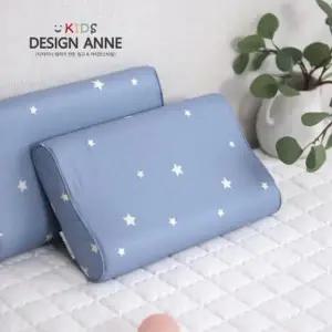 디자인엔 알러지케어 스타 아동메모리폼베개-블루