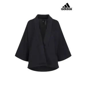 [하프클럽/아디다스]adidas 여성 블랙 루즈핏 니트자켓