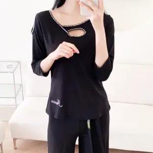 [까르죠아]까르죠아 트임 심플 댄스복 블라우스 라인댄스복 여성 빅사이즈