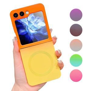 [아미크]갤럭시 Z플립 7 FE 6 5 4 3 맥세이프 케이스 투톤 실리콘 슬림 렌즈보호 제트 지 플립 커버