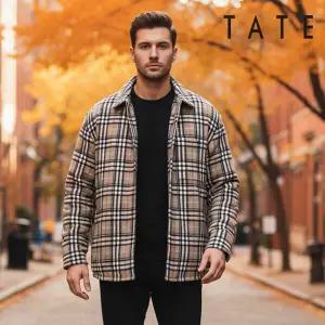 [테이트] 공용오버핏누빔체크점퍼_KABW9UHH110