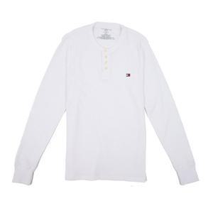 [타미힐피거] 긴팔 헨리넥 셔츠 09T4076-100