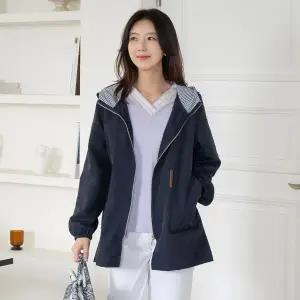 [마담4060]엄마옷 마담4060 후드스트라이프40대50대점퍼-RJP2502021-