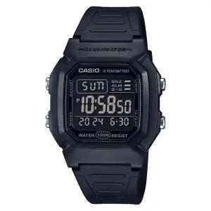 CASIO 카시오 W-800H-1B 우레탄밴드 디지털시계