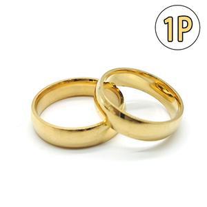 고품질 민무늬 7 8 9 10 11 12호 금색 써지컬스틸 티타늄반지