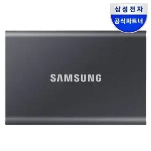 삼성 외장 SSD T7 4TB 외장하드 4테라 USB3.2 Gen.2 Type-C MU-PC4T0 공식인증 (정품) +파우치